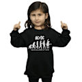 Miniatyrbild 2 av 3: ACDC Girls Evolution Of Rock Sweatshirt 9-11 år Svart Black 9-11 Years