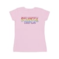 Miniatyrbild 1 av 3: Netflix Dam/Kvinnor Stranger Things Rainbow Dot Logo Bomull T-shirt Baby Pink M