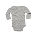Miniatyrbild 2 av 2: Babybugz Baby Heather Långärmad Bodysuit 6-12 Månader Grå Marl Grey Marl 6-12 Months