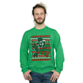 Miniatyrbild 2 av 5: A Nightmare On Elm Street Herr Jul Fair Isle Sweatshirt X Irish Green XL