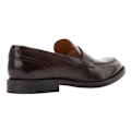 Miniatyrbild 2 av 5: Base London Herr Kennedy Läder Loafers 13 UK Mörkbrun Dark Brown 13 UK