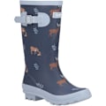 Miniatyrbild 1 av 4: Cotswold Childrens/Kids Woodland Deer Wellington Boots 4 UK Nav Navy 4 UK