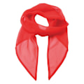 Miniatyrbild 1 av 2: Premier Unisex Vuxen Färger Chiffong Scarf En Storlek Jordgubbe Strawberry Red One Size