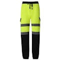 Miniatyrbild 1 av 2: Yoko Hi-Vis Joggingbyxor för män XL Gul/Marinblå Yellow/Navy XL