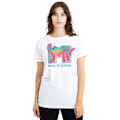Miniatyrbild 4 av 5: MTV Unisex Vuxen Flamingo Logotyp T-Shirt XXL Vit White XXL
