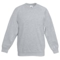 Miniatyrbild 1 av 2: Fruit Of The Loom Barnkläder Unisex Raglanärm Sweatshirt 3-4 Heather Grey 3-4