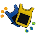 Miniatyrbild 2 av 4: Trespass Quickdodge Dodgeball One Size Gul/Blå Yellow/Blue One Size