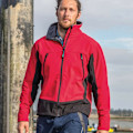 Miniatyrbild 3 av 3: Result Softshell Aktivitetsjacka Vattentät Vindtät Herr 2XL Red/Black 2XL