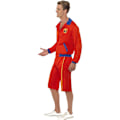 Miniatyrbild 3 av 3: Baywatch Herr Livräddare Stranddräkt Set L Röd Red L