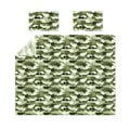 Miniatyrbild 1 av 2: Bedding & Beyond Camouflage Påslakan Set Enkelsäng Grön Green Single