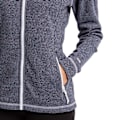 Miniatyrbild 4 av 6: Trespass Dam/Kvinnor Rootless Stripe Marl AT200 Fleecejacka Navy S