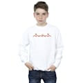 Miniatyrbild 3 av 4: Disney Winnie The Pooh Hunny Line Sweatshirt för pojkar 7-8 år Vit White 7-8 Years