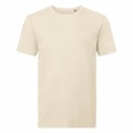 Miniatyrbild 1 av 5: Russell Herr T-shirt med kort ärm i ekologisk bomull XS Naturlig Natural XS