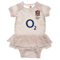Miniatyrbild 1 av 2: England RFU Baby 2023-2024 Dubbel Volang Tutu 9-12 Månader Vit/ White/Red 9-12 Months