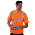 Miniatyrbild 3 av 3: Yoko herr High-Vis kortärmad T-shirt 3XL orange Orange 3XL