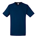 Miniatyrbild 1 av 2: Fruit Of The Loom Mens Heavy Weight Belcoro® Cotton Short Sleev Navy L