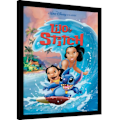 Miniatyrbild 2 av 2: Lilo & Stitch Wave Surf Inramad Poster 40cm x 30cm Flerfärgad Multicoloured 40cm x 30cm
