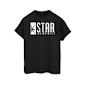 Miniatyrbild 1 av 3: DC Comics Dam/Kvinnor The Flash STAR Labs Bomull Boyfriend T- Black 3XL