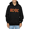Miniatyrbild 3 av 5: AC/DC Pojkar Röd Logotyp Hoodie 7-8 År Svart Black 7-8 Years