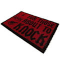 Miniatyrbild 3 av 6: AC/DC For Those About To Knock Dörrmatta One Size Röd/Svart Red/Black One Size