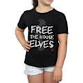 Miniatyrbild 3 av 5: Harry Potter flickor Dobby The House Elves bomull T-shirt 9- Black 9-11 Years