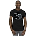 Miniatyrbild 2 av 3: Netflix The Witcher Wolf Logo T-shirt 3XL Svart Black 3XL