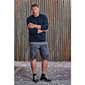 Miniatyrbild 4 av 4: Russell Europe Herr Heavy Duty Krage Sweatshirt 3XL French Nav French Navy 3XL