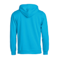 Miniatyrbild 2 av 4: Clique Unisex Vuxen Basic Hoodie XS Turkos Turquoise XS