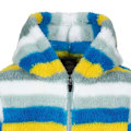 Miniatyrbild 3 av 4: Trespass Barn/Barn Wonderful Stripe Fleecejacka 7-8 År Teal Mist 7-8 Years