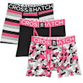 Miniatyrbild 1 av 3: Crosshatch Herr Crystaline Boxer Shorts (3-pack) XL Fuchsia/ Fuchsia/Black/Grey XL