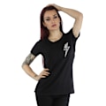 Miniatyrbild 2 av 5: AC/DC Dam/Dam Liten Blixt Bult Bomull T-shirt L Svart Black L