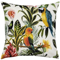 Miniatyrbild 1 av 5: Evans Lichfield Parrot Utomhuskuddfodral One Size Teal/Mult Teal/Multicoloured One Size