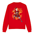Miniatyrbild 1 av 5: Avatar: The Last Airbender Unisex Vuxen Flame Burst Zuko Tröja Red S