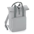 Miniatyrbild 1 av 3: Bagbase Roll Top Twin Handle Ryggsäck One Size Ljusgrå Light Grey One Size