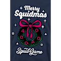 Miniatyrbild 3 av 4: Squid Game Unisex Vuxen Merry Squidmas Krans Sweatshirt XL Marinblå Navy XL