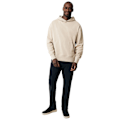 Miniatyrbild 3 av 3: Iqoniq Unisex Vuxen Yoho Återvunnen Bomull Relaxed Fit Hoodie M D Desert M