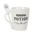 Miniatyrbild 1 av 5: Something Different Morning Potion Keramisk Mugg Set En Storlek Whi White/Black One Size