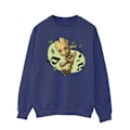 Miniatyrbild 1 av 3: Marvel Herr Guardians Of The Galaxy Groot Musikaliska Noter Sweatshirt Navy Blue XXL