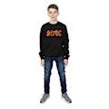 Miniatyrbild 4 av 5: AC/DC Pojkar Distressed Logotyp Sweatshirt 7-8 År Svart Black 7-8 Years