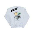 Miniatyrbild 1 av 5: Harry Potter Pojkar Hogwarts Målad Crest Sweatshirt 7-8 År W White 7-8 Years
