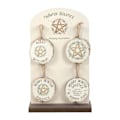 Miniatyrbild 3 av 3: Something Different Solstice Vinter Dörrskylt Set (Paket med 16) Cream/Brown One Size