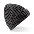 Miniatyrbild 1 av 2: Beechfield Unisex Chunky Ribbed Vintermössa En storlek Char Charcoal One size