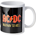 Miniatyrbild 1 av 5: AC/DC Highway To Hell Mugg En Storlek Vit/Svart/Röd White/Black/Red One Size