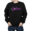 Miniatyrbild 3 av 5: DC Comics Pojkar The Joker Text Logo Sweatshirt 9-11 År Svart Black 9-11 Years