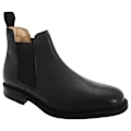 Miniatyrbild 1 av 2: Roamers Herr Läder Kvartersfoder Gusset Dealer Boots 10 UK B Black 10 UK