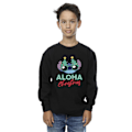 Miniatyrbild 2 av 3: Disney Boys Lilo And Stitch Julgransskuggor Sweatshirt 7- Black 7-8 Years
