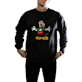Miniatyrbild 3 av 5: Disney Herr Mickey Mouse Jultröja Sweatshirt XL Svart Black XL