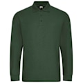 Miniatyrbild 1 av 2: PRORTX Herr långärmad poloskjorta 4XL Flaskgön Bottle Green 4XL