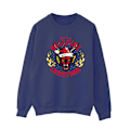 Miniatyrbild 1 av 4: Netflix Dam/Kvinnor Stranger Things Hellfire Jultröjor Navy Blue L