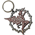 Miniatyrbild 1 av 2: Black Sabbath Daemon Ring Nyckelring Storlek: One Size Silver/Red Silver/Red One Size